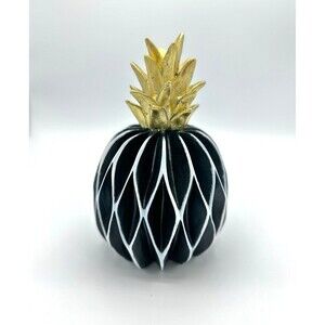 Decorative Black and Good Pineapple 9”